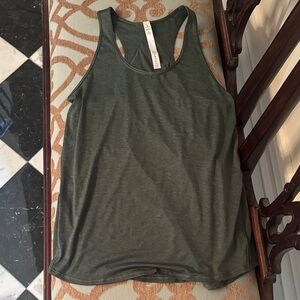 Lululemon Olive Green Tank Top size 6